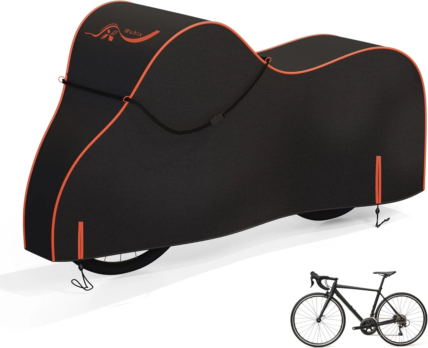Bike Cover, 600D Heavy Duty Waterproof Bicycle Cover for Outdoor Storage  Fits 1/2/3 Bicycles  UV, Dust, Rain & Snow Protection  Compatible with Mountain, Road, Cruiser, Ebike & Electric Dirt Bike