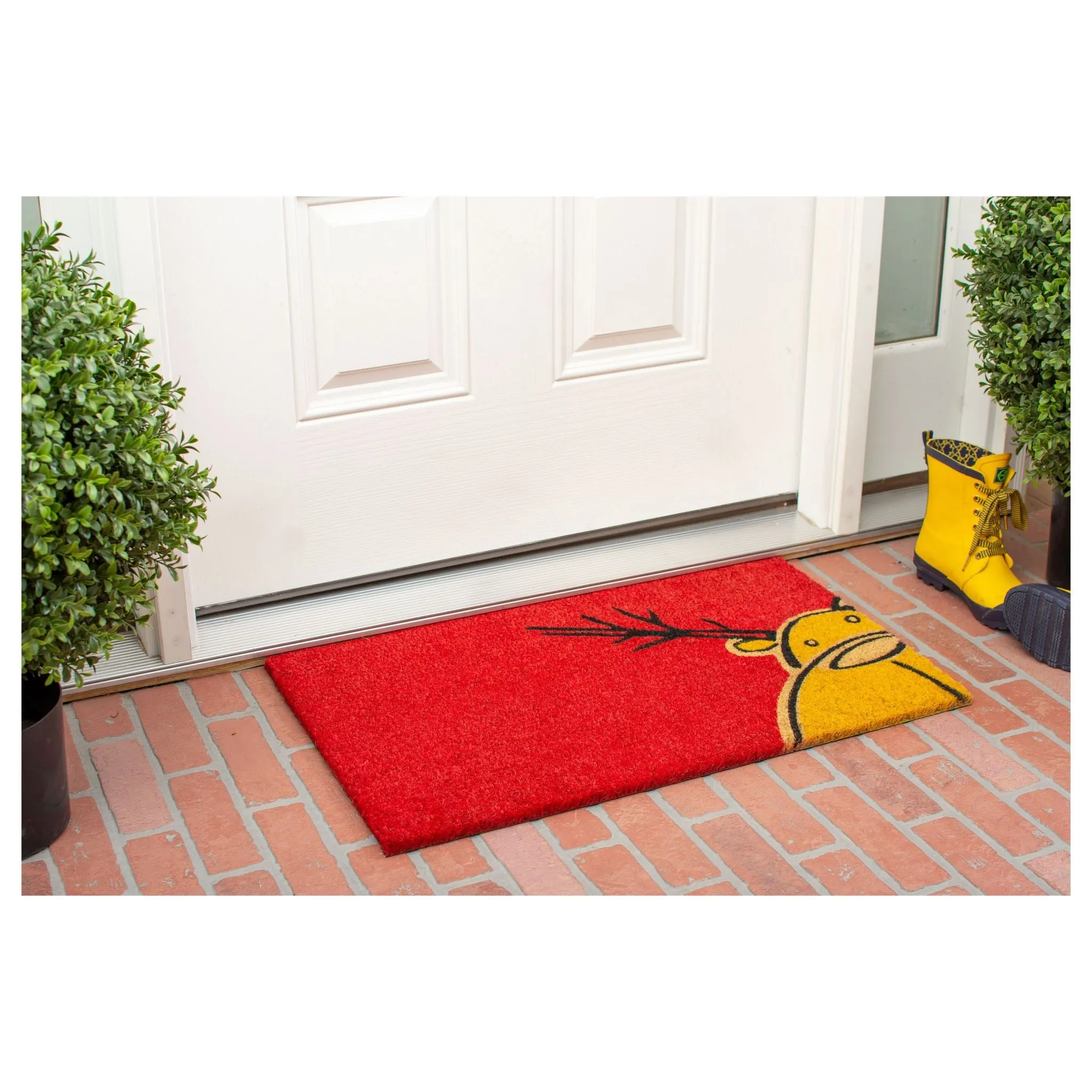Christmas Moose Doormat