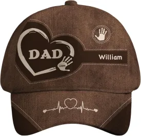 Custom Dad Hats Personalized Dad Baseball Cap with Names Fathers Day Hats Gifts for Dad Daddy Grandpa Men Husband