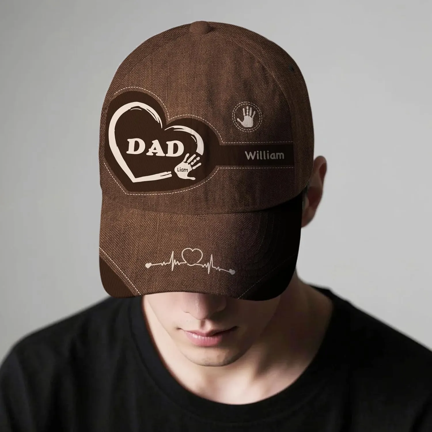 Custom Dad Hats Personalized Dad Baseball Cap with Names Fathers Day Hats Gifts for Dad Daddy Grandpa Men Husband
