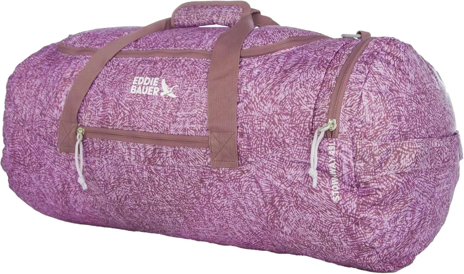 Eddie Bauer Stowaway Packable Duffel Bag | Travel | Foldable | Lightweight | Durable | Ripstop Polyester | 23" Length | 45L Capacity