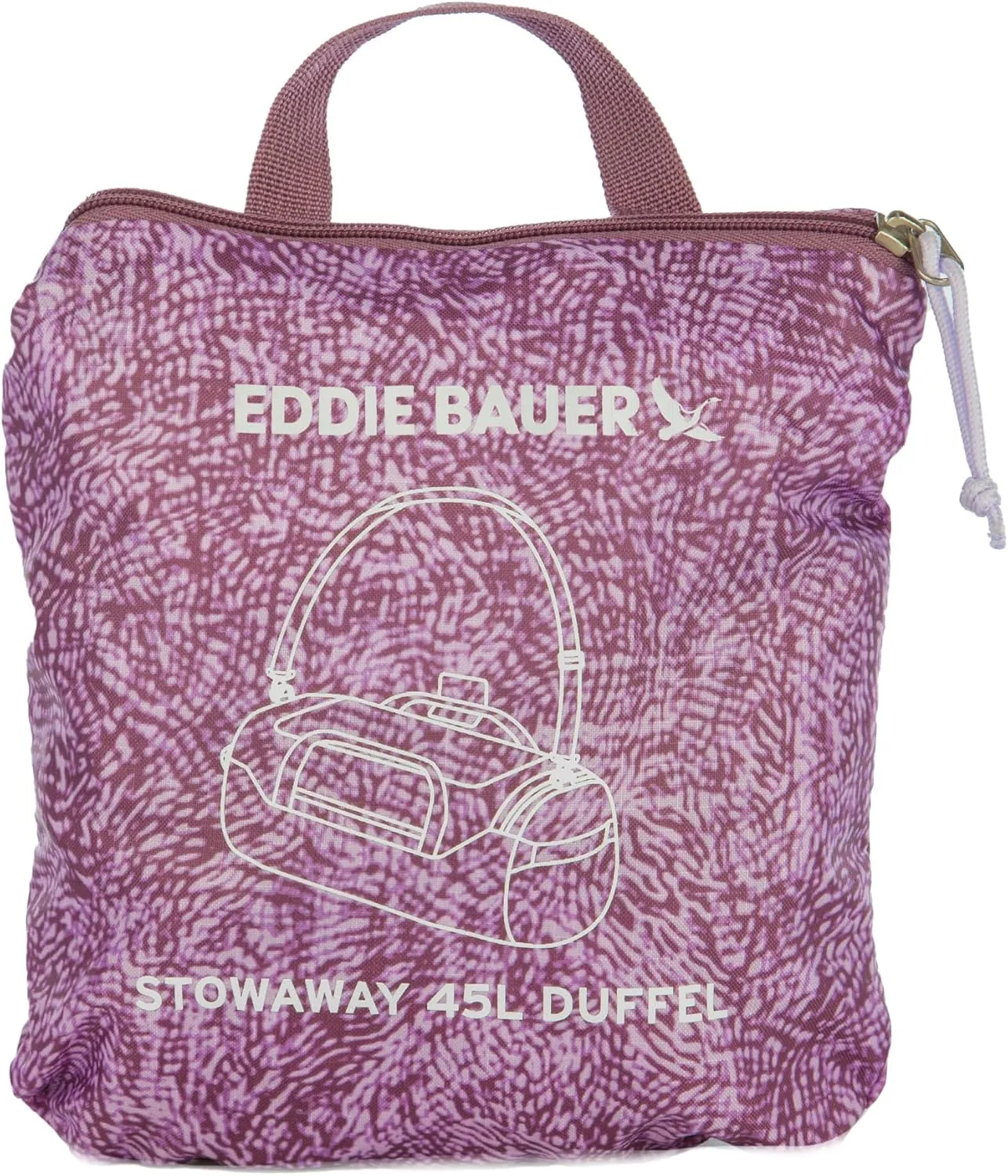Eddie Bauer Stowaway Packable Duffel Bag | Travel | Foldable | Lightweight | Durable | Ripstop Polyester | 23" Length | 45L Capacity
