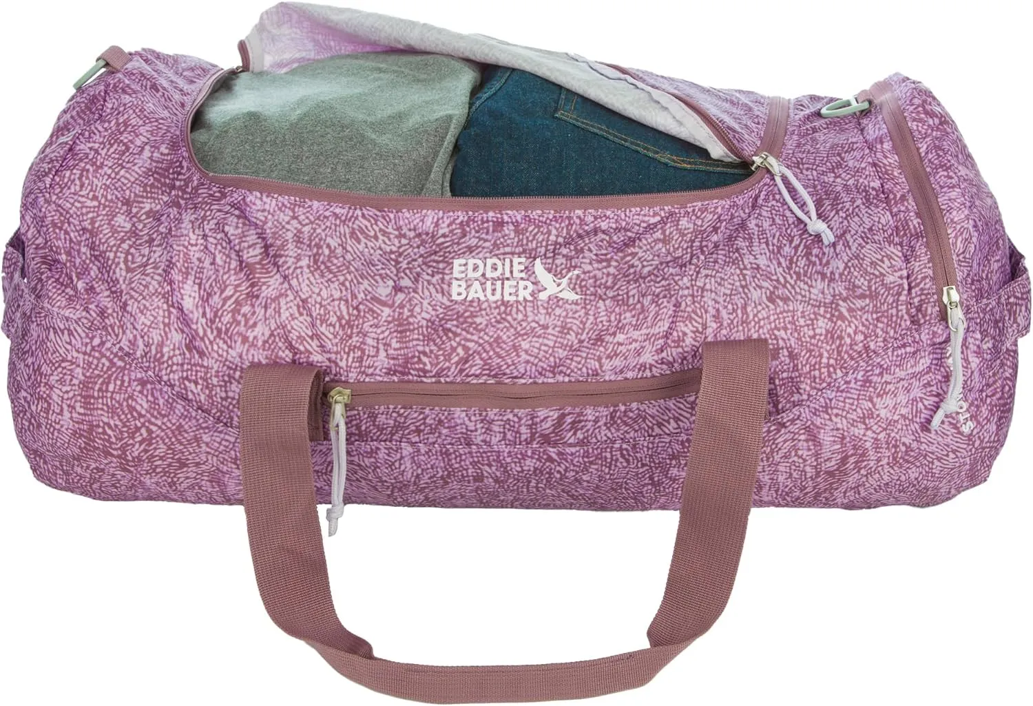 Eddie Bauer Stowaway Packable Duffel Bag | Travel | Foldable | Lightweight | Durable | Ripstop Polyester | 23" Length | 45L Capacity