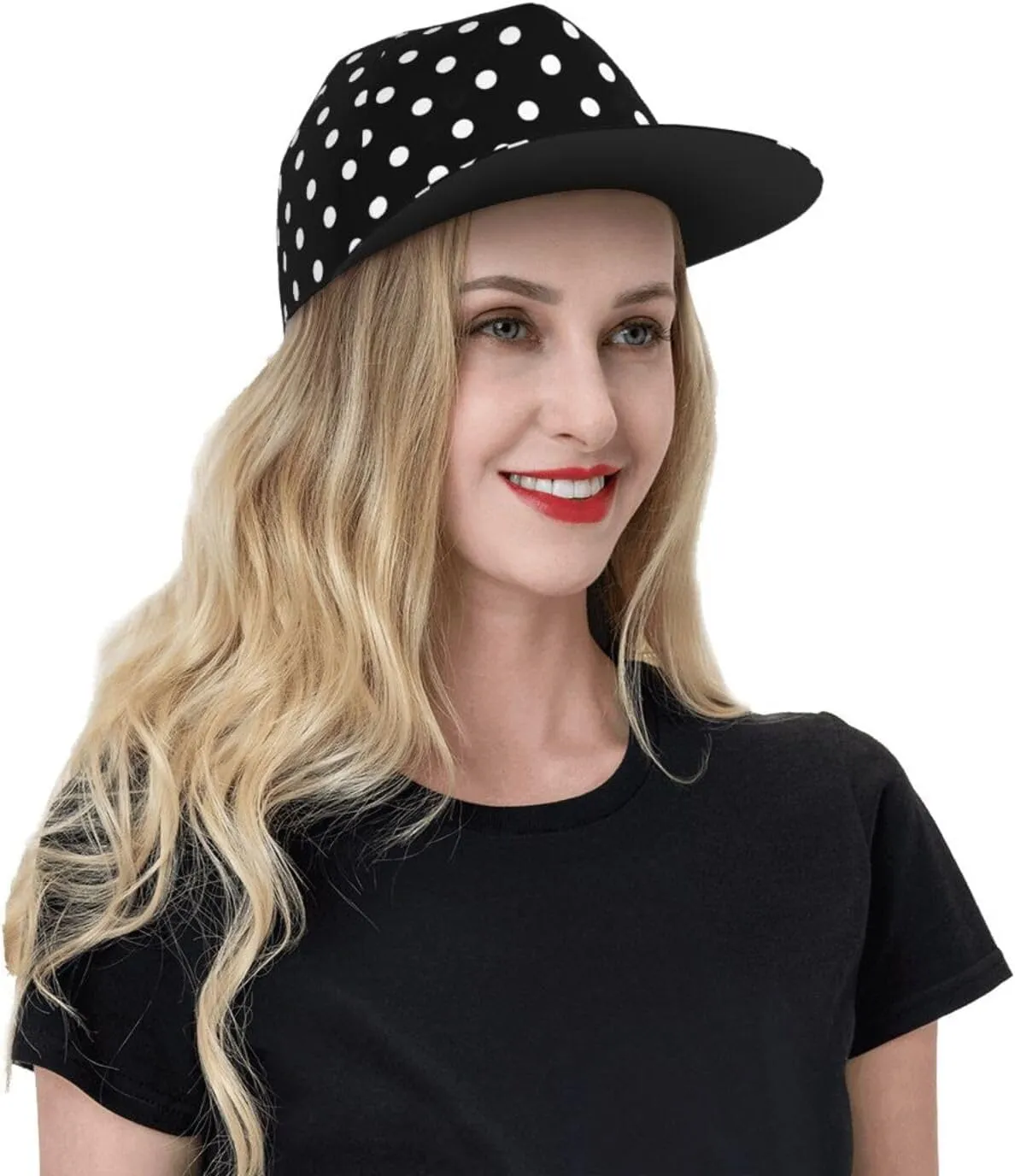 Funny Baseball Cap, Flat-Brimmed Hat, Adjustable Snapback Hat for Men and Women