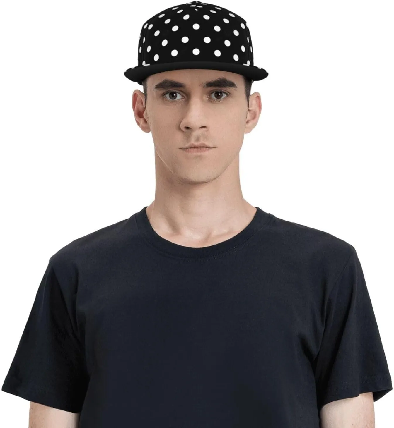Funny Baseball Cap, Flat-Brimmed Hat, Adjustable Snapback Hat for Men and Women