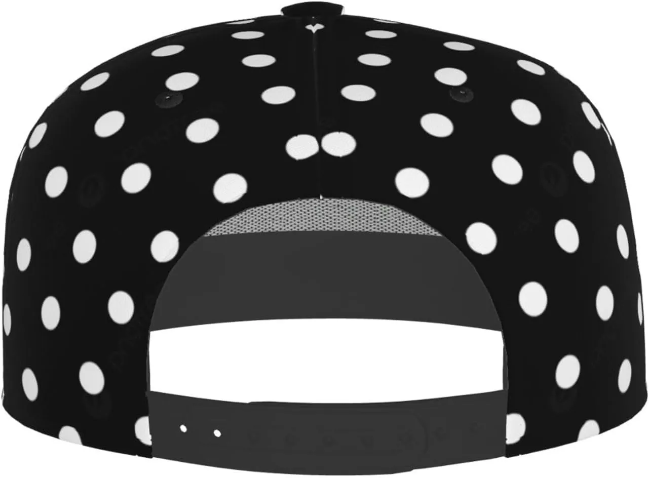 Funny Baseball Cap, Flat-Brimmed Hat, Adjustable Snapback Hat for Men and Women