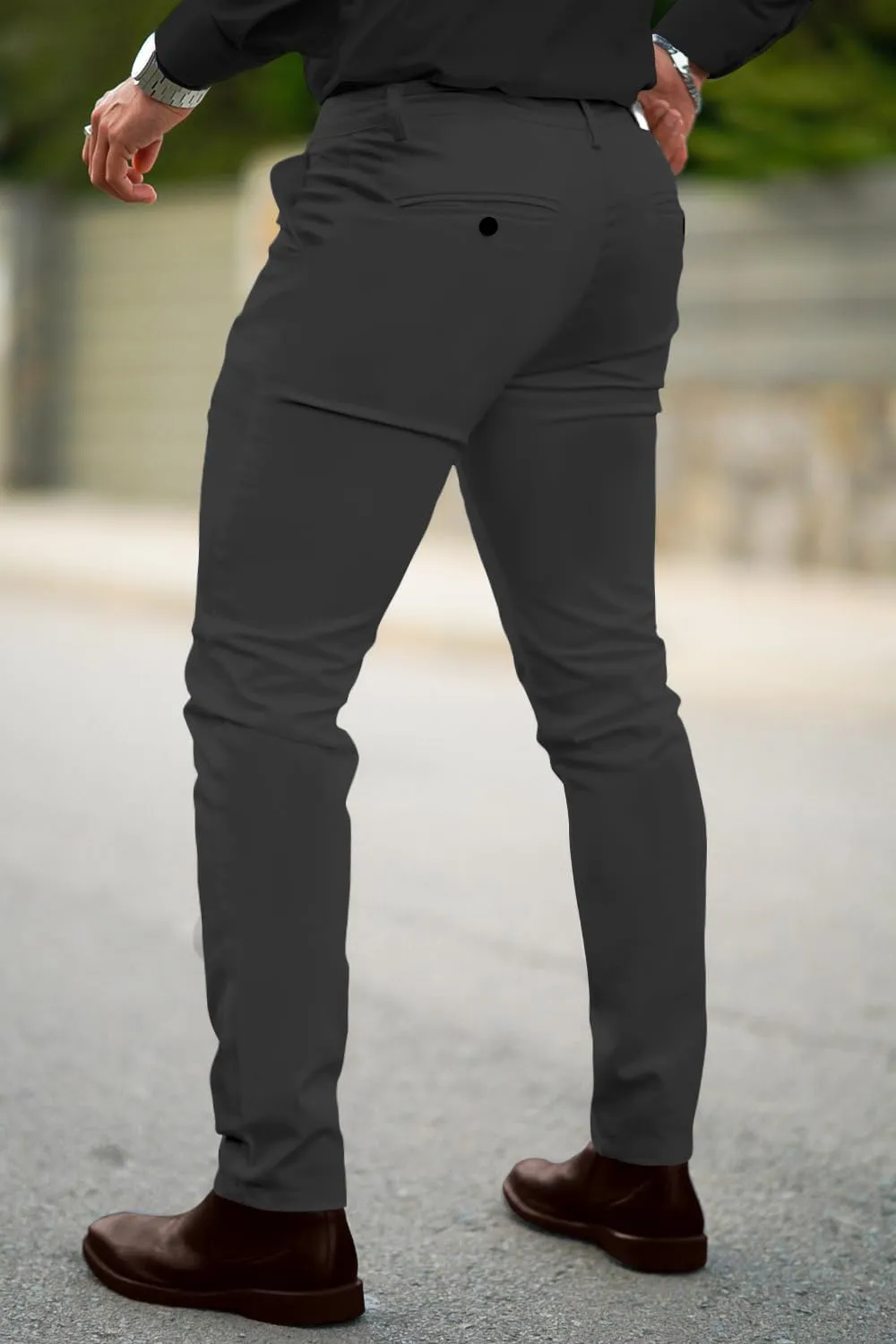 GINGTTO Mens Dress Pants Slim Fit Stretch Formal Pants for Men