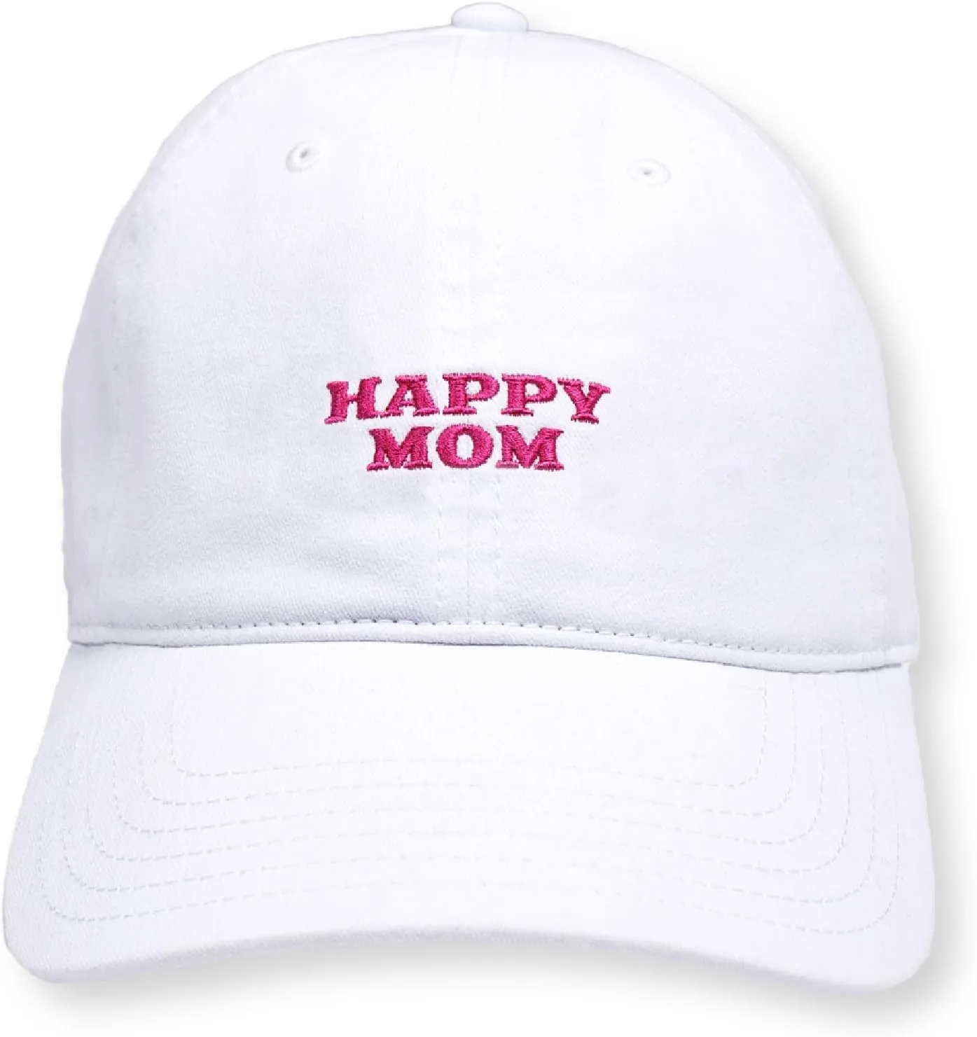 Happy Dad Hats for Men and Women, Available in Trucker Hat, 6 Panel Snapback Hat or Baseball Cap, Holiday & Birthday Gifts