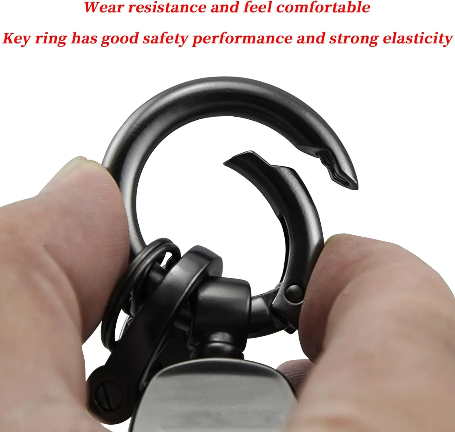 knitwear texture Genuine Leather Car Keychain,Universal Key Fob Keychain Leather Key Chain Holder for Men and Women