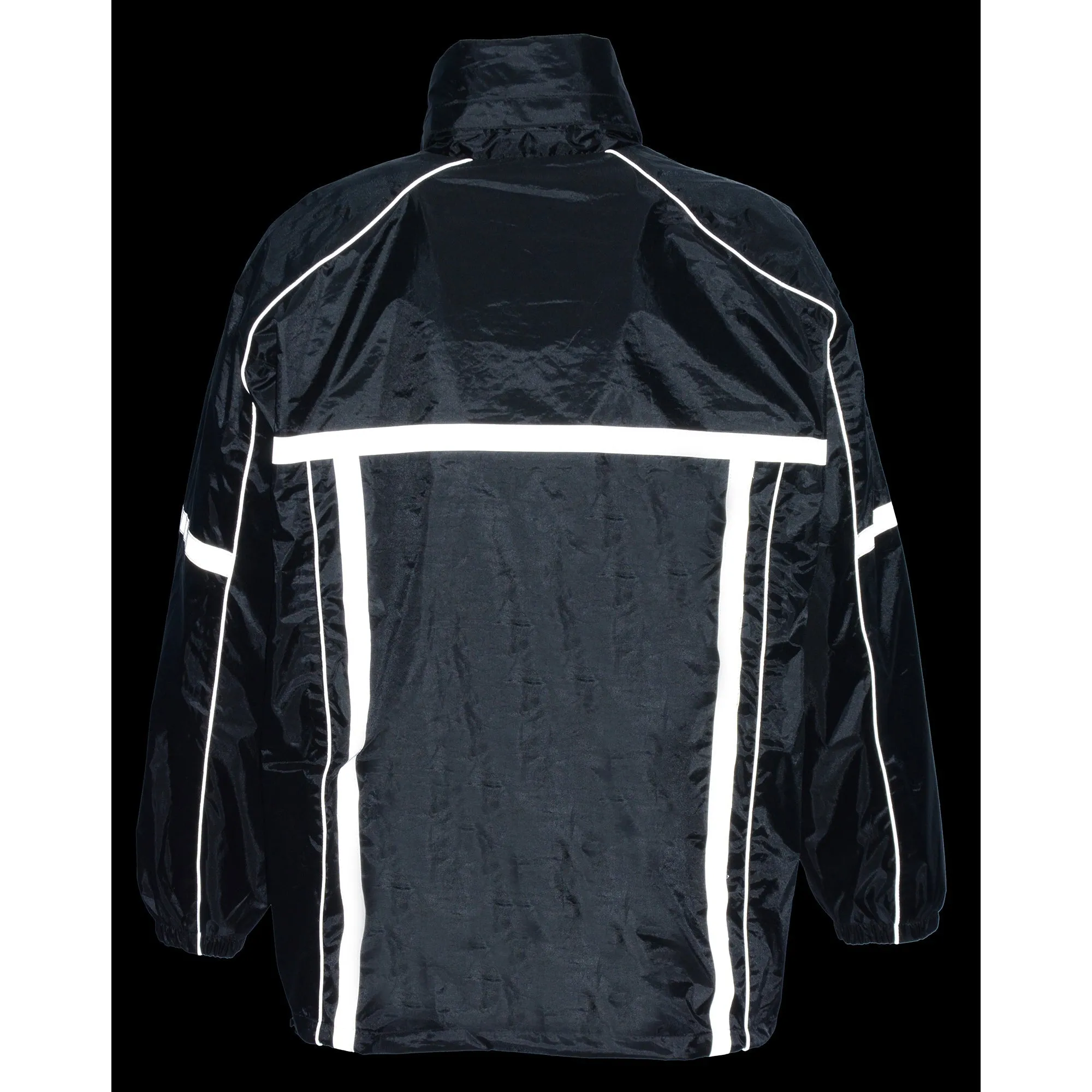 Men's Water Resistant Rain Suit w/ Hi Vis Reflective Tape