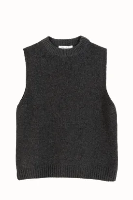 MOCK NECK TANK CASHMERE