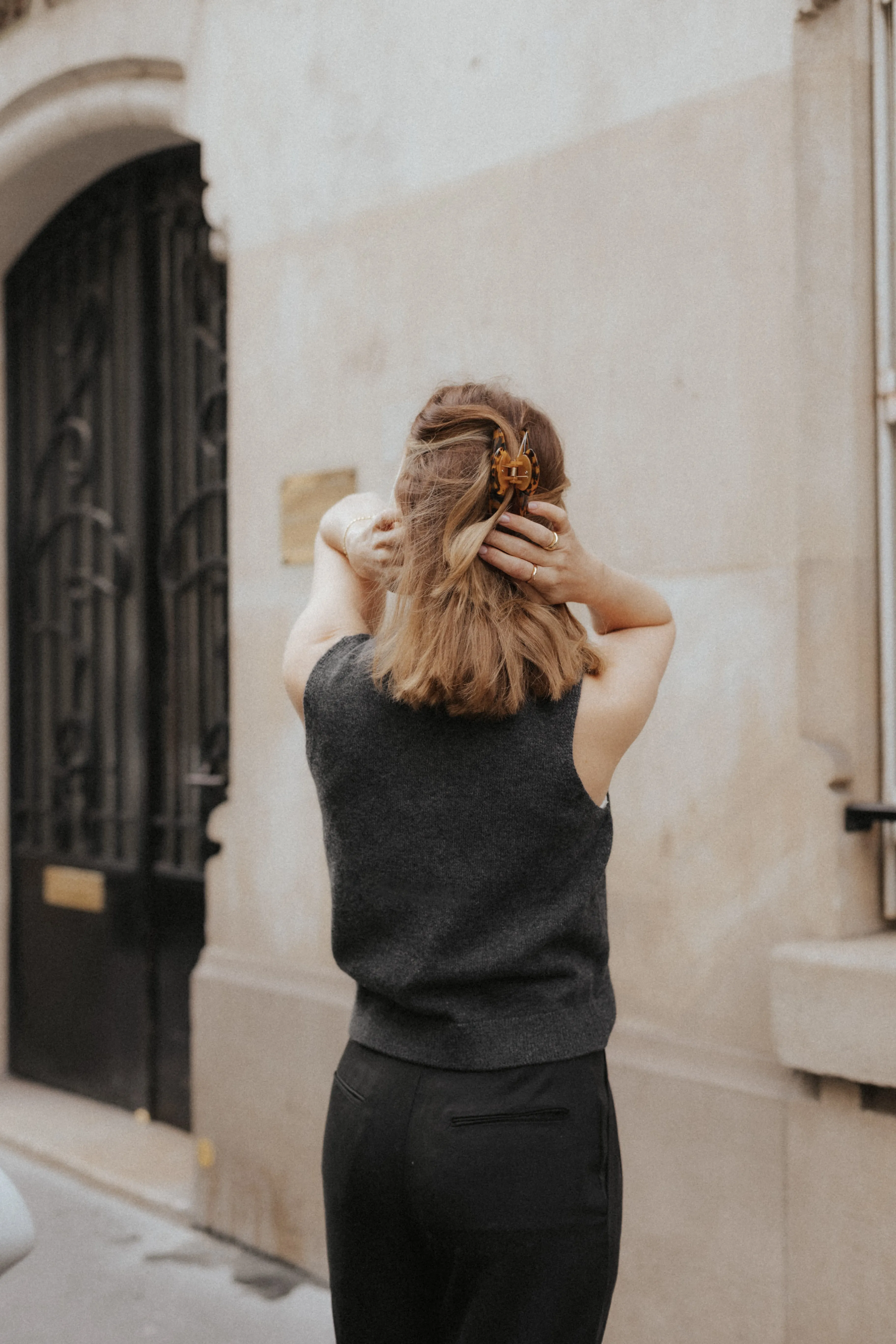 MOCK NECK TANK CASHMERE