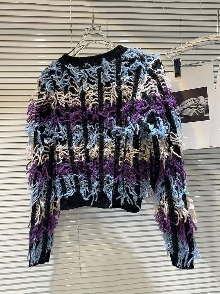 Pre Order:  Bejeweled Gradient Knitted Sweater