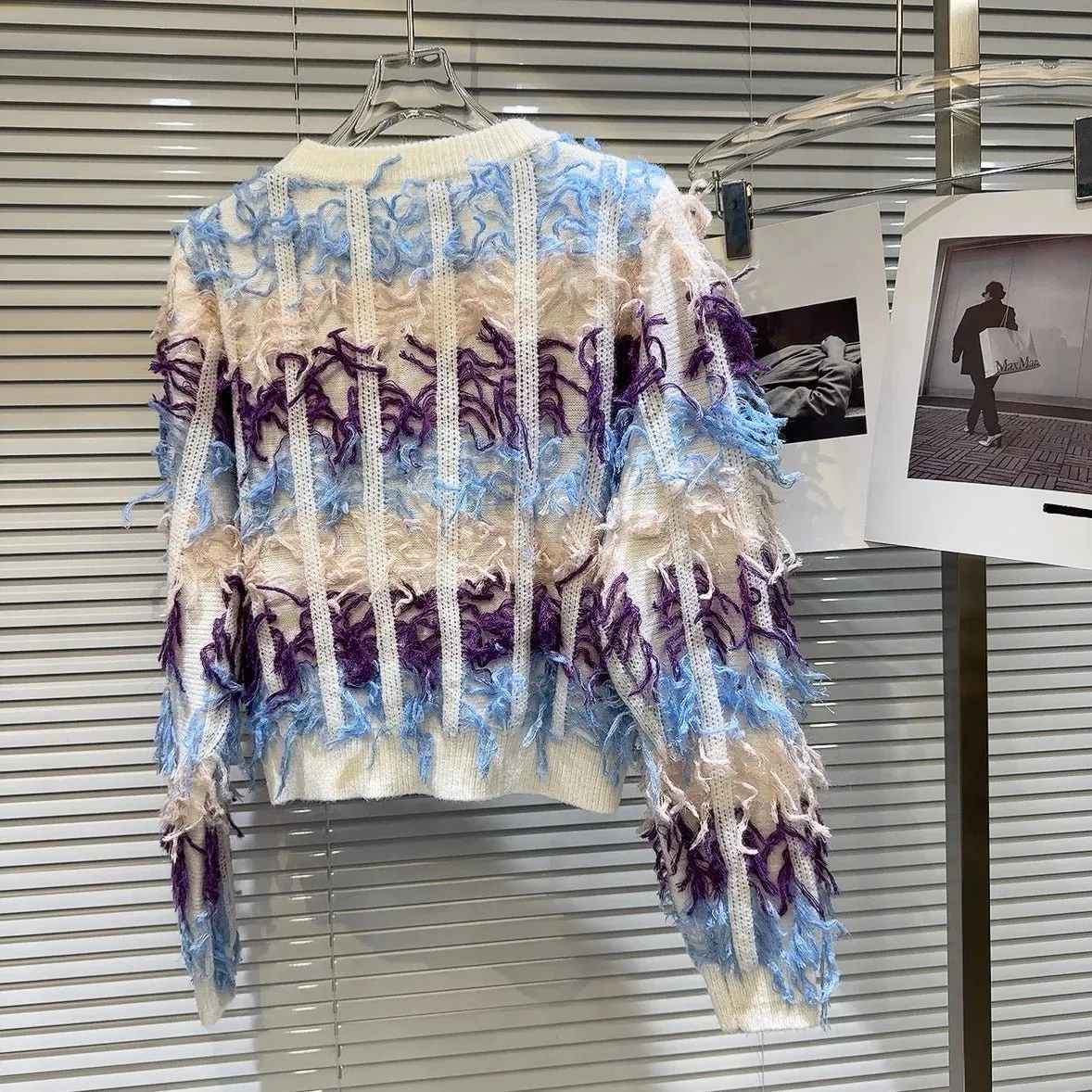 Pre Order:  Bejeweled Gradient Knitted Sweater