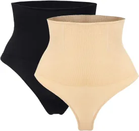 SEXYWG Women Waist Cincher Girdle Tummy Control Thong Panty Slimmer Body Shaper