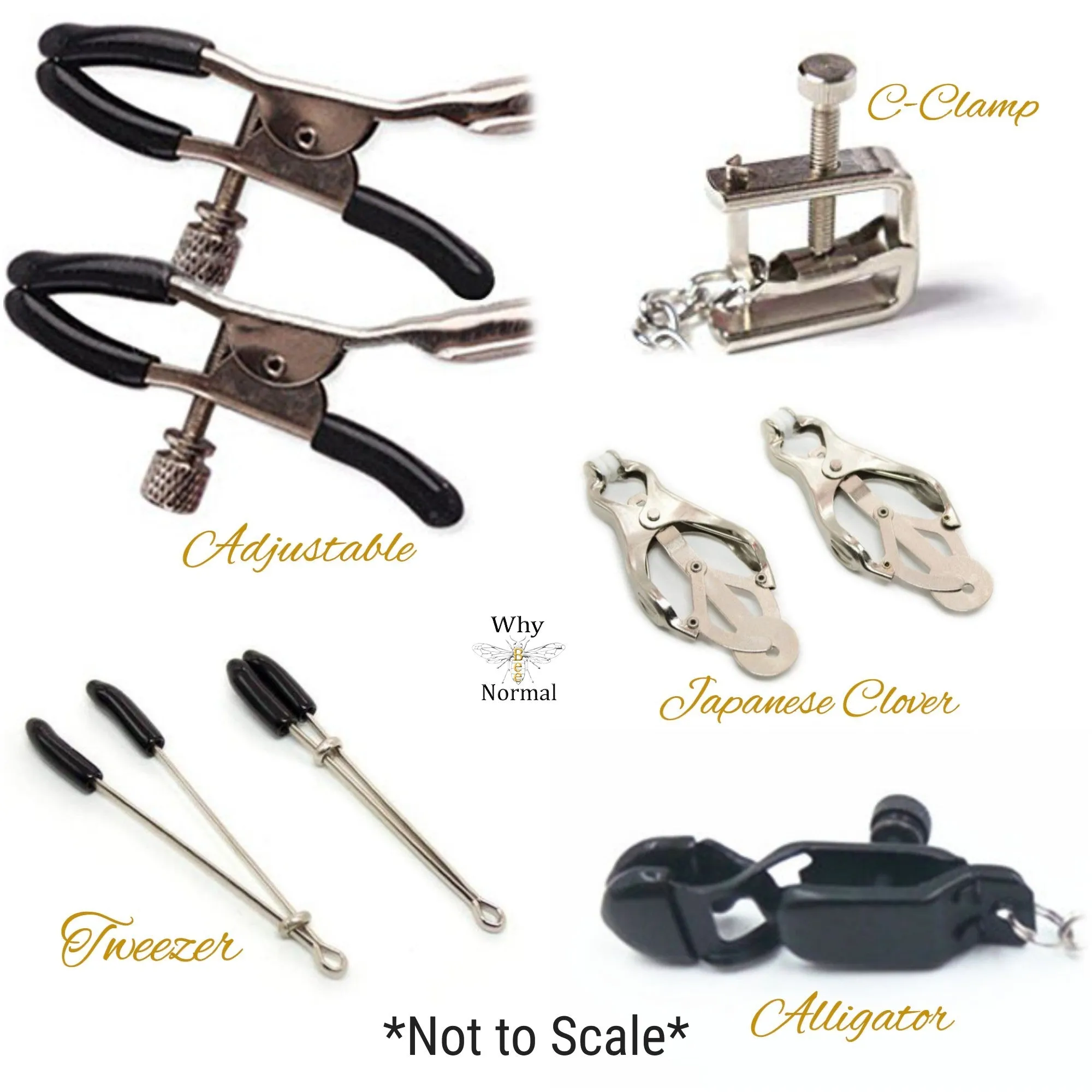 Snowflake Nipple Dangles on Non Piercing Nipple Nooses or Your Choice of Nipple Clamps. BDSM, MATURE